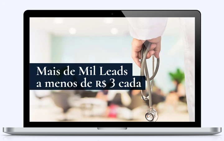Case de geração de leads de clínica médica