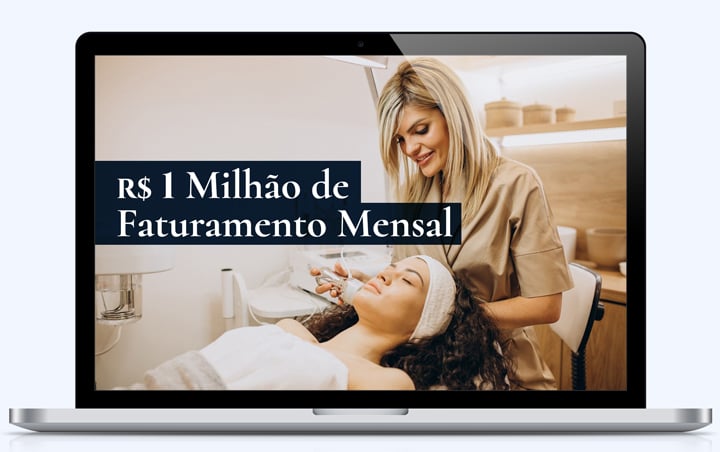 Acompanhamos uma clínica de estética que, com nossa assessoria estratégica, alcançou o faturamento mensal superior a R$1 milhão durante mais de dez meses consecutivos.